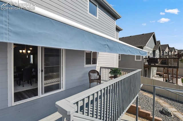 1632 Derbyshire St, Colorado Springs, CO 80910 - deck with a residential view