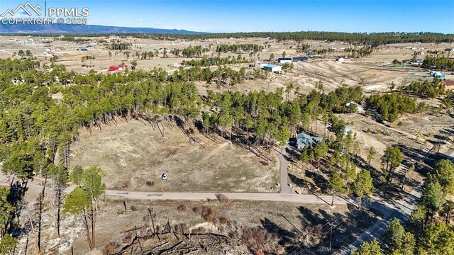 6770 Gun Club Trl, Colorado Springs, CO 80908 - bird's eye view with a mountain view