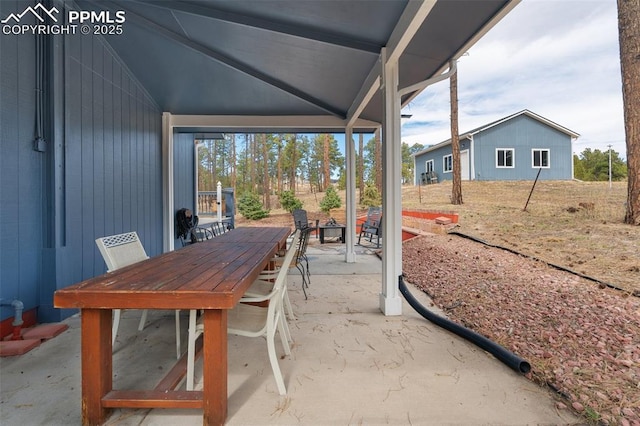 6770 Gun Club Trl, Colorado Springs, CO 80908 - view of patio featuring outdoor dining area