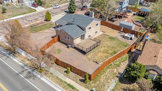 3781 Red Cedar Dr, Colorado Springs, CO 80906 - bird's eye view