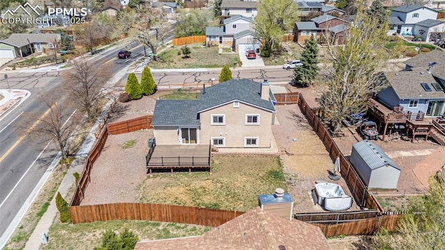 3781 Red Cedar Dr, Colorado Springs, CO 80906 - birds eye view of property with a residential view