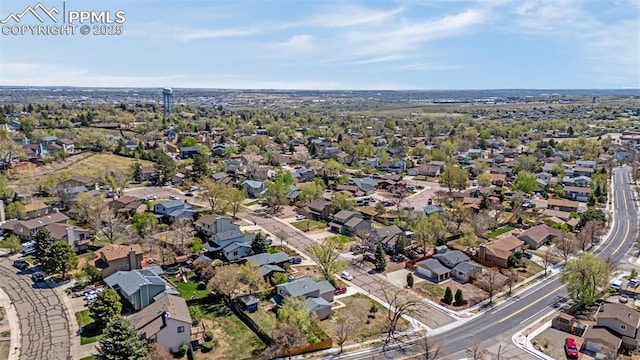 3781 Red Cedar Dr, Colorado Springs, CO 80906 - aerial view featuring a residential view