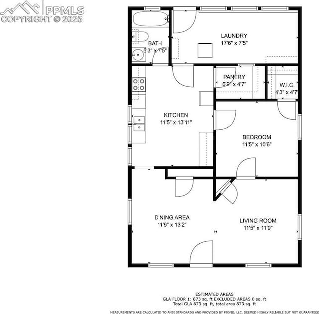 2721 W Bijou St, Colorado Springs, CO 80904 - floor plan / room layout