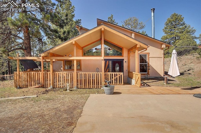 5581 County Road 328, Westcliffe, CO 81252 - view of front of home