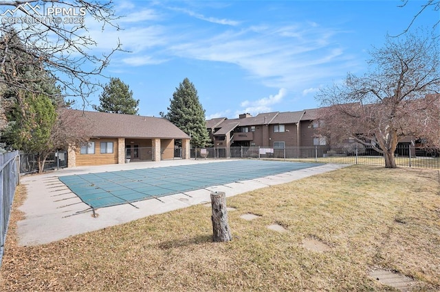3272 Capstan Way, Colorado Springs, CO 80906 - pool featuring a yard, fence, and a patio area