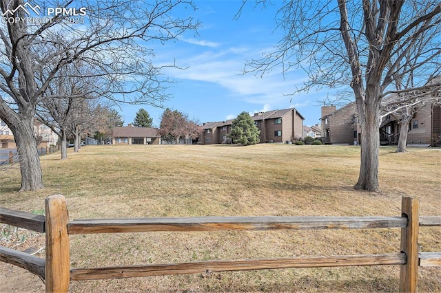 3272 Capstan Way, Colorado Springs, CO 80906 - view of yard featuring fence and a residential view