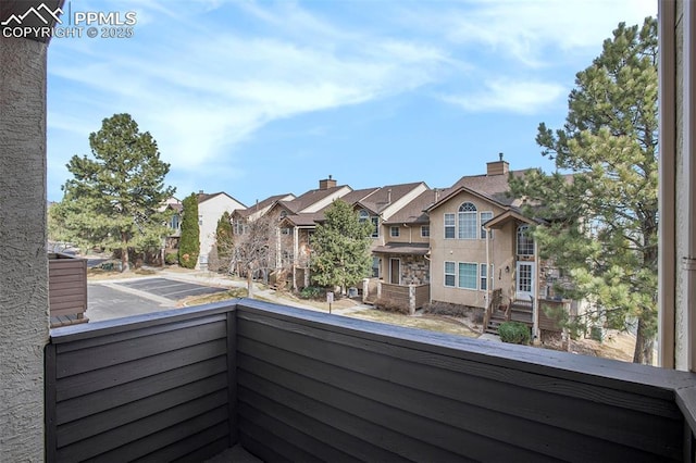 3272 Capstan Way, Colorado Springs, CO 80906 - balcony featuring a residential view