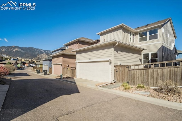 1341 Solitaire St, Colorado Springs, CO 80905 - exterior space with a residential view and a mountain view