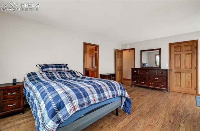 5865 Waterfall Loop, Manitou Springs, CO 80829 - bedroom with wood finished floors