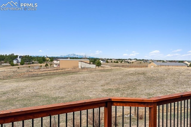 13255 Woodlake Rd, Elbert, CO 80106 - view of yard featuring a mountain view
