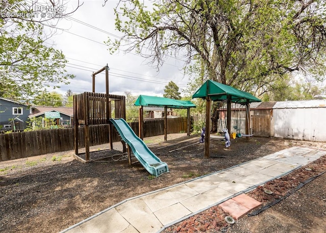 2914 Del Mar Cir, Colorado Springs, CO 80910 - view of play area featuring a fenced backyard
