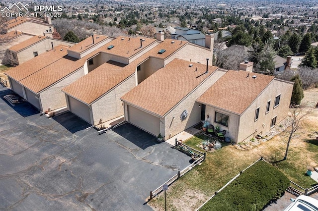 3437 Trenary Ln, Colorado Springs, CO 80918 - aerial view featuring a residential view