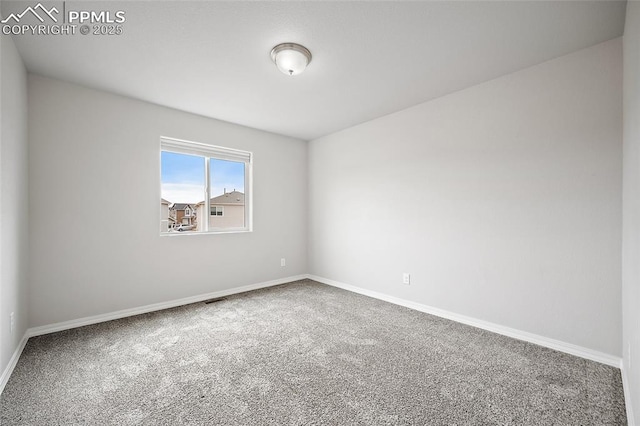 7718 Benecia Dr, Fountain, CO 80817 - carpeted empty room with visible vents and baseboards