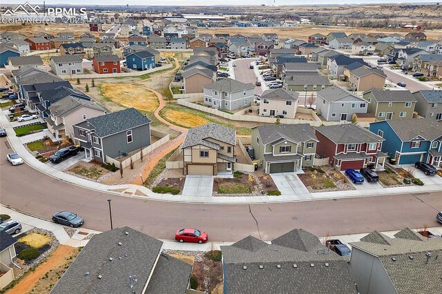 7718 Benecia Dr, Fountain, CO 80817 - birds eye view of property with a residential view