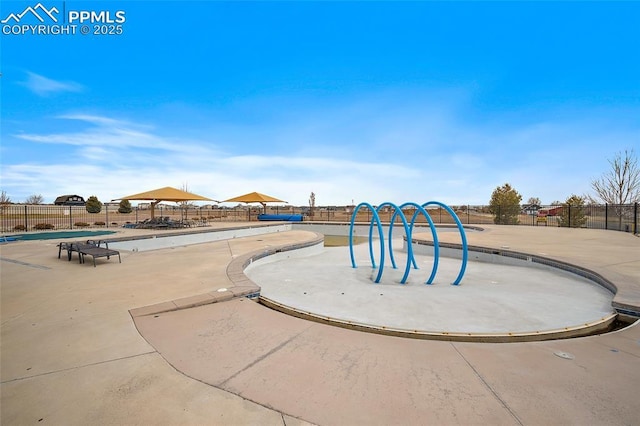 7718 Benecia Dr, Fountain, CO 80817 - community jungle gym with fence