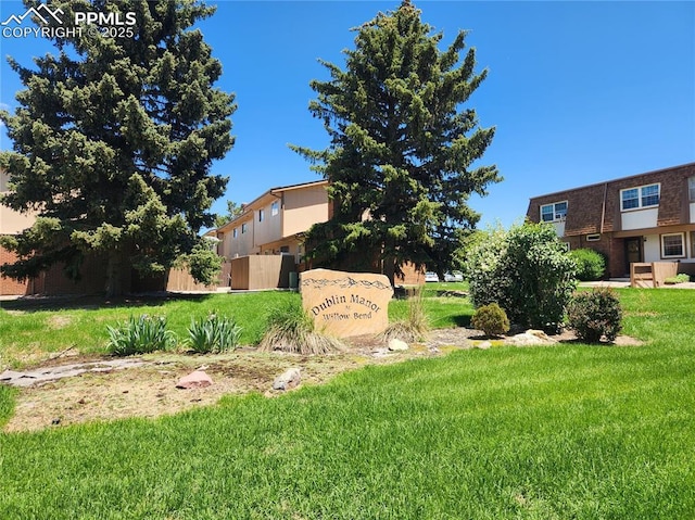 1187 Willow Bend Cir Unit A # 4, Colorado Springs, CO 80918 - view of grassy yard