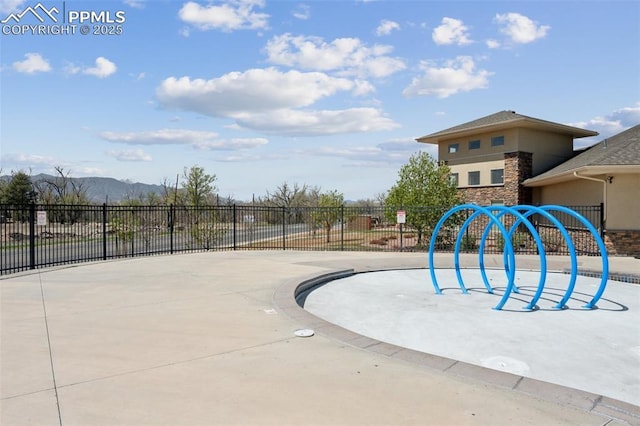 10713 Traders Pkwy, Fountain, CO 80817 - communal playground featuring fence and a mountain view