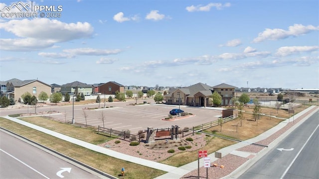 10713 Traders Pkwy, Fountain, CO 80817 - exterior space featuring curbs, sidewalks, a residential view, and traffic signs