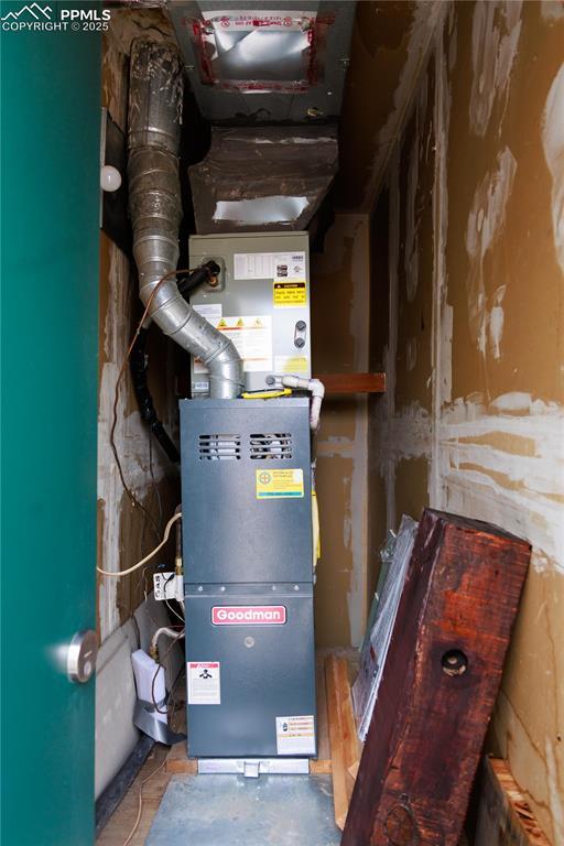 view of utility room