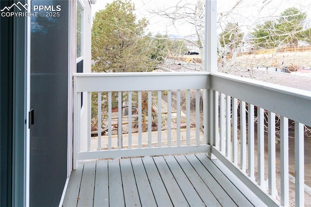 view of deck