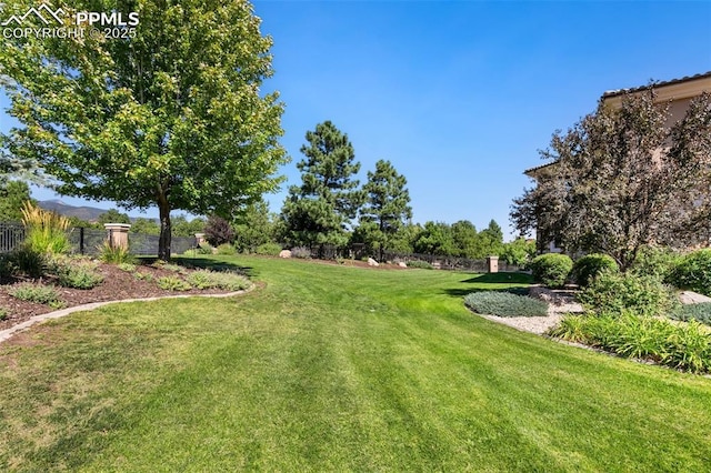 3870 S Club Dr, Colorado Springs, CO 80906 - view of yard featuring fence