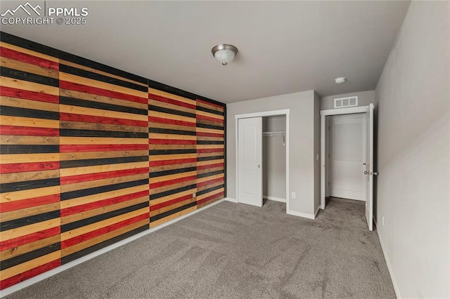4691 Pleasant Port Vw, Colorado Springs, CO 80911 - unfurnished bedroom featuring a closet, carpet, baseboards, and visible vents