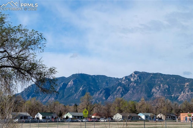 view of mountain feature