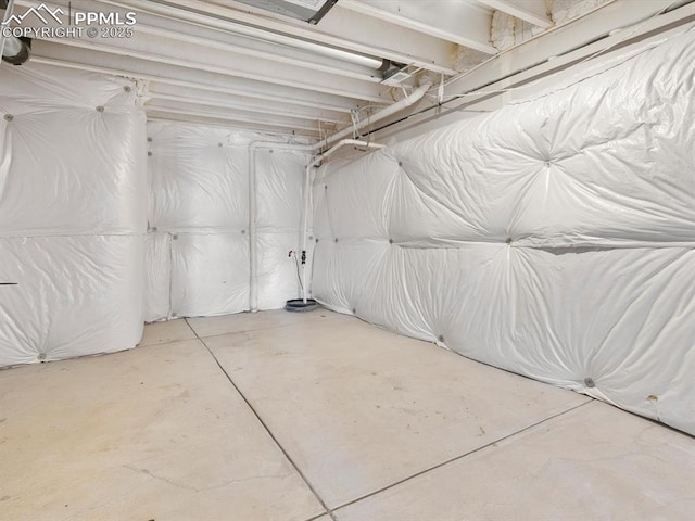 view of basement
