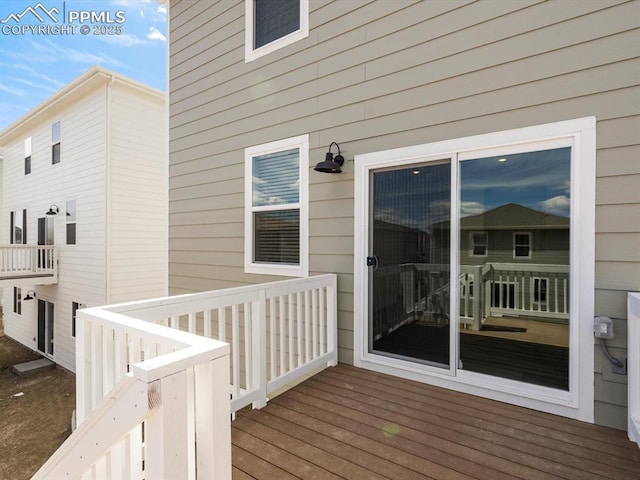 view of deck