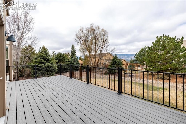 15110 Copperfield Dr, Colorado Springs, CO 80921 - view of wooden terrace