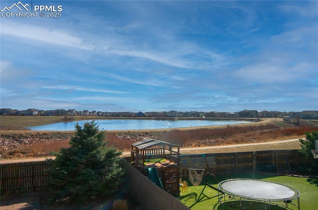 9443 St George Rd, Peyton, CO 80831 - water view featuring fence