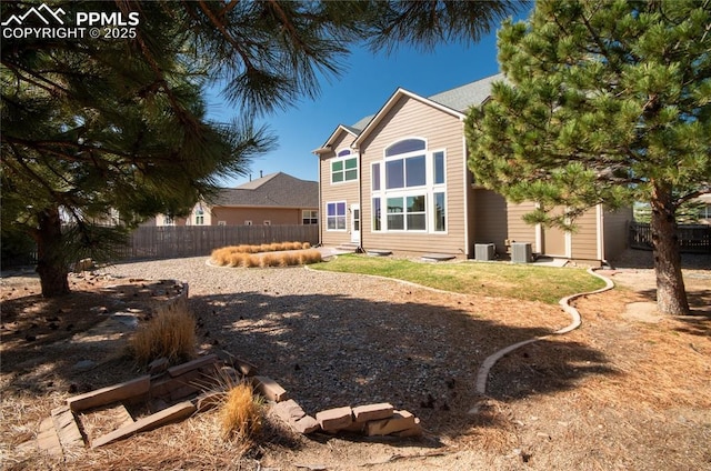 9443 St George Rd, Peyton, CO 80831 - back of house featuring fence
