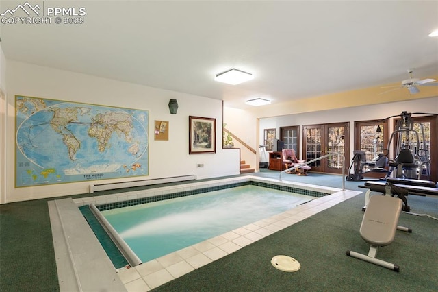 714 Southern Cross Pl, Colorado Springs, CO 80906 - view of pool featuring a ceiling fan