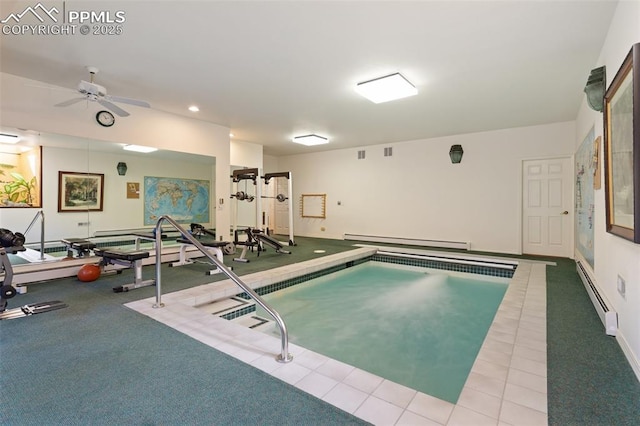 714 Southern Cross Pl, Colorado Springs, CO 80906 - view of pool with ceiling fan