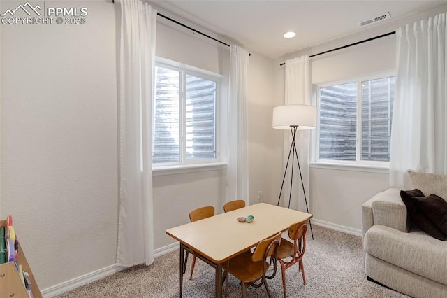 17718 Leisure Lake Dr, Monument, CO 80132 - playroom with light carpet, baseboards, and recessed lighting
