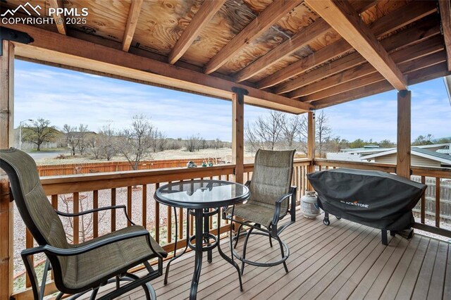 view of deck