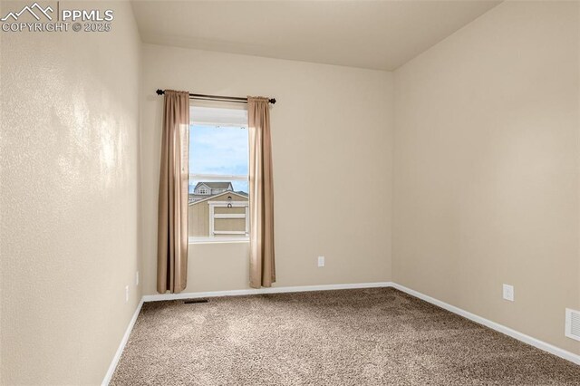 9712 Wando Dr, Colorado Springs, CO 80925 - carpeted empty room featuring baseboards and visible vents