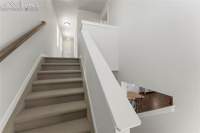 5894 Spring Breeze Dr, Colorado Springs, CO 80923 - stairs with baseboards