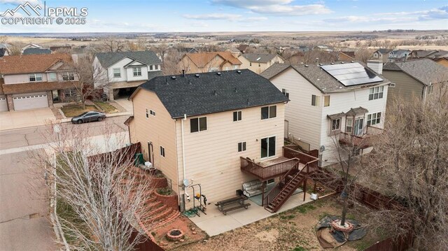 795 Ridgebury Pl, Fountain, CO 80817 - drone / aerial view featuring a residential view