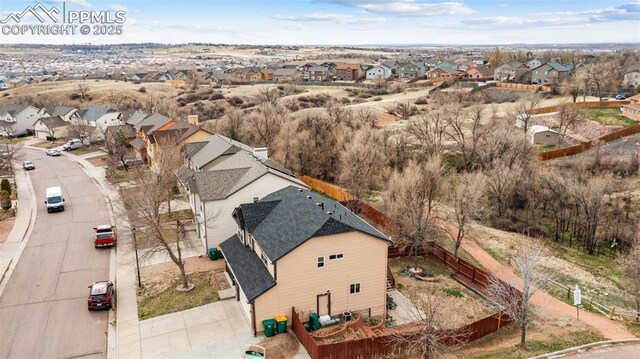 795 Ridgebury Pl, Fountain, CO 80817 - drone / aerial view featuring a residential view