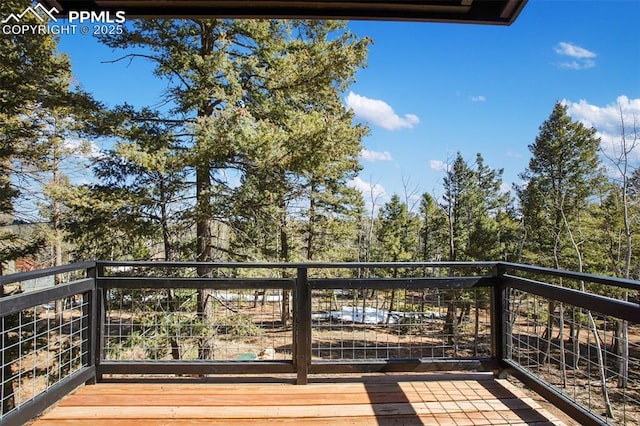 view of deck