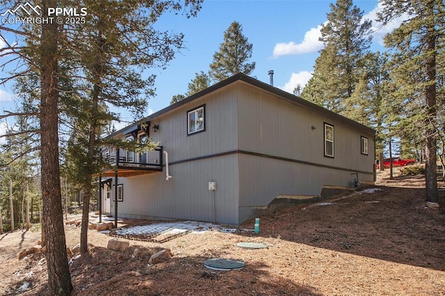 view of side of property