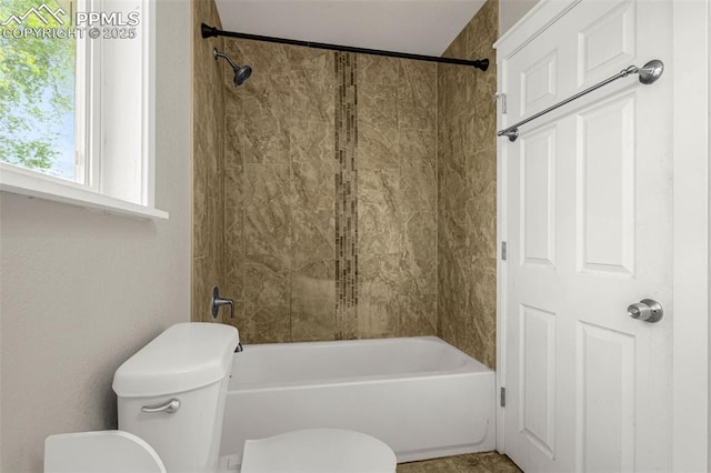 738 Harrison Pl, Colorado Springs, CO 80905 - full bathroom with toilet and bathtub / shower combination