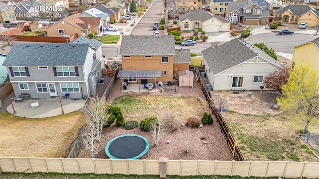 2951 Poughkeepsie Dr, Colorado Springs, CO 80916 - drone / aerial view featuring a residential view