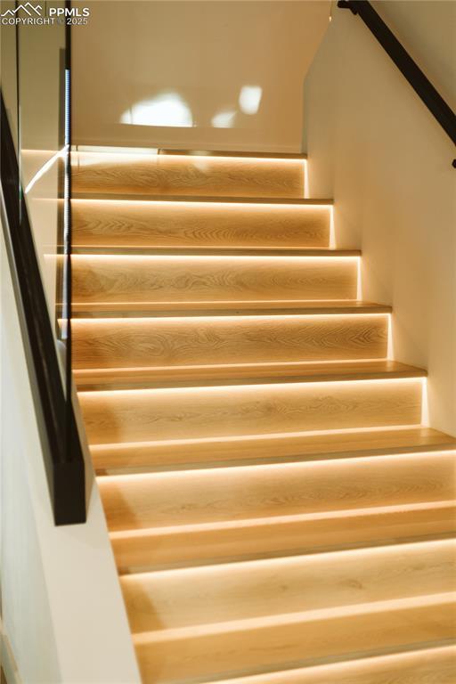 view of staircase