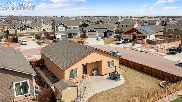 7814 Dry Willow Way, Colorado Springs, CO 80908 - aerial view with a residential view