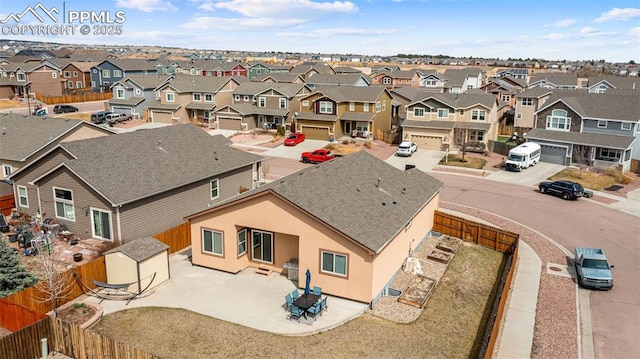 7814 Dry Willow Way, Colorado Springs, CO 80908 - bird's eye view with a residential view