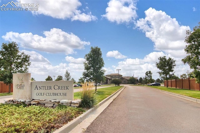 9843 Hidden Ranch Ct, Peyton, CO 80831 - view of asphalt road with curbs