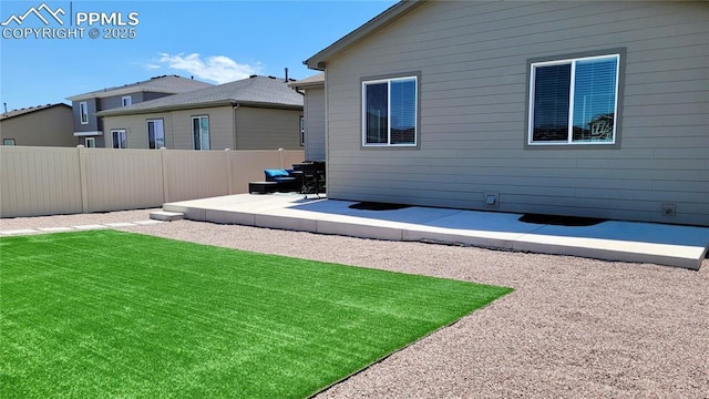 9843 Hidden Ranch Ct, Peyton, CO 80831 - back of property with a patio area