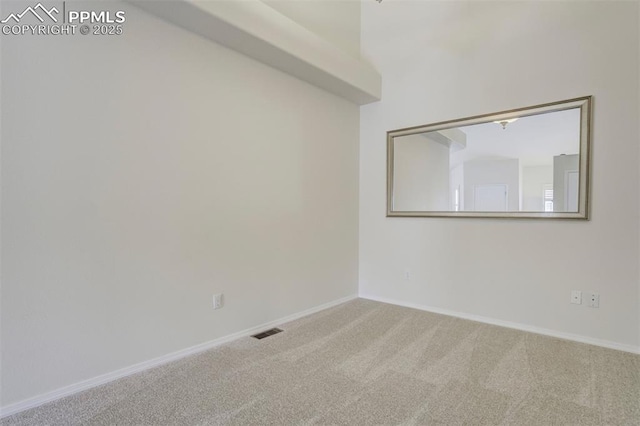 5584 Sonnet Hts, Colorado Springs, CO 80918 - carpeted spare room with baseboards and visible vents